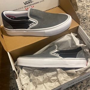 New Vans (Reflective Black/Grey) Size 8
